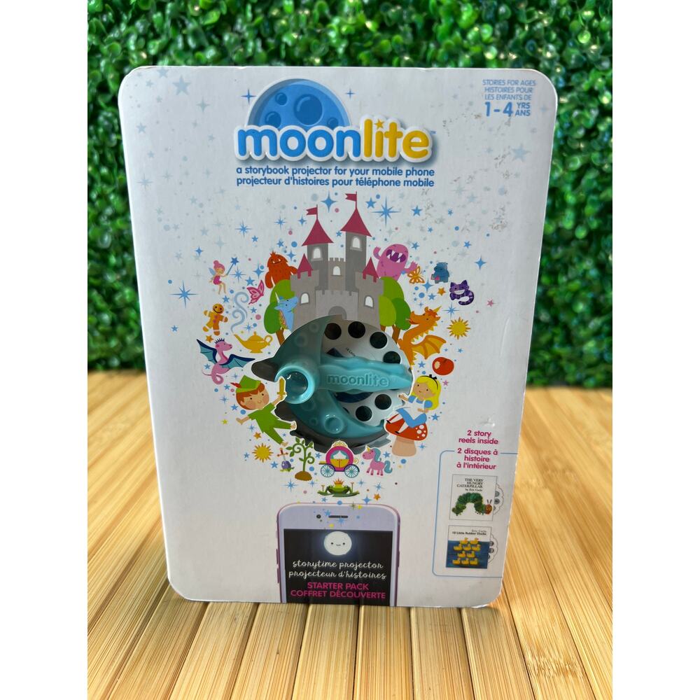 Moonlite Story Book iPhone Projector, and Movie Cards Kids Toys Gift